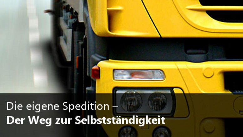 Logistik selbstständig machen