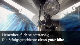 Nebenberuflich selbstständig: clean your bike