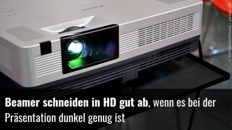 Beamer Schneiden In Hd Gut Ab Wenn Es Dunkel Genug Ist