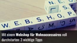 Webshop Wohnaccessoire